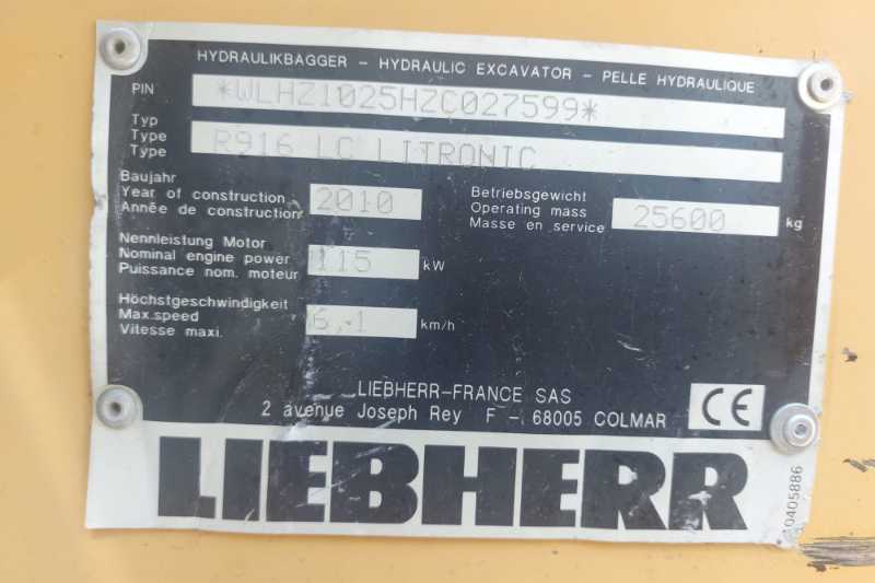 OmecoHub - Immagine LIEBHERR R916LC-LITRONIC